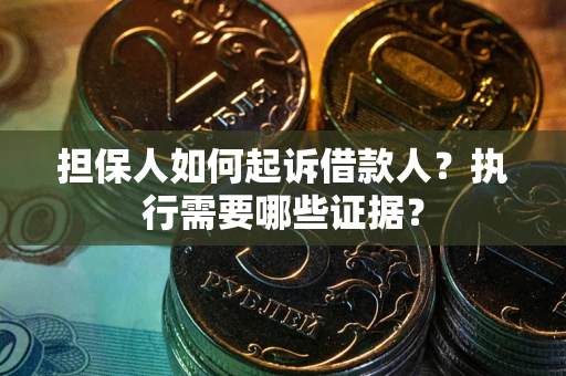 济南担保人如何起诉借款人？执行需要哪些证据？