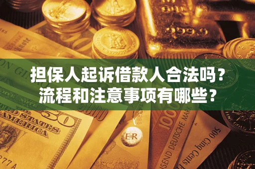 济南担保人起诉借款人合法吗？流程和注意事项有哪些？