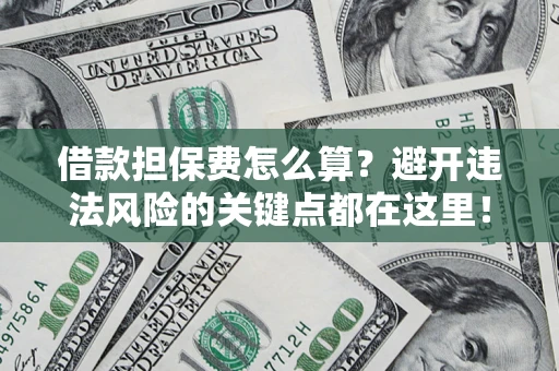 济南借款担保费怎么算？避开违法风险的关键点都在这里！