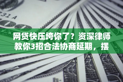济南网贷快压垮你了？资深律师教你3招合法协商延期，摆脱暴力催收！