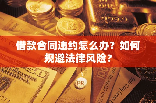 济南借款合同违约怎么办？如何规避法律风险？