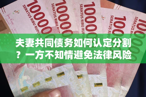 济南夫妻共同债务如何认定分割？一方不知情避免法律风险必看！
